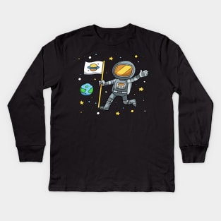 National Space Day Kids Long Sleeve T-Shirt